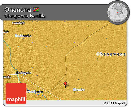 Physical 3D Map of Onanona
