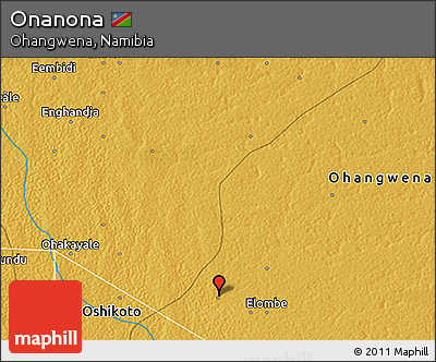 Physical 3D Map of Onanona