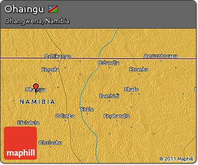 Physical 3D Map of Ohaingu