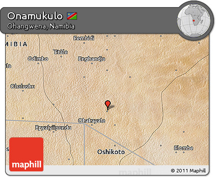 Satellite 3D Map of Onamukulo