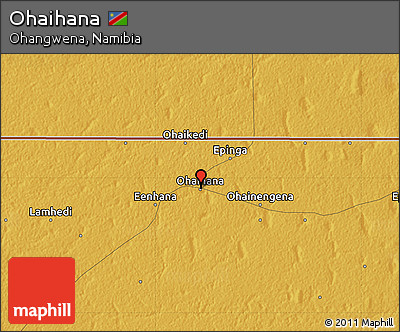 Physical Map of Ohaihana