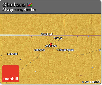 Physical Map of Ohaihana