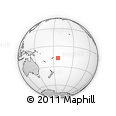 Outline Map of the Area around 17° 30' 31" S, 173° 19' 29" W, rectangular outline