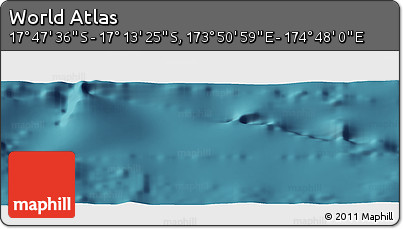 Satellite Panoramic Map of the Area around 17° 30' 31" S, 174° 19' 29" E