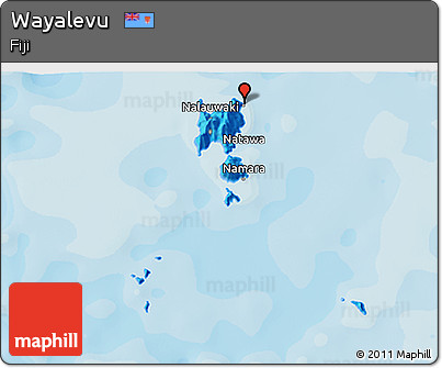 Political 3D Map of Wayalevu