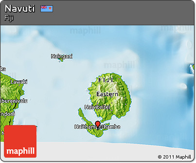 Physical 3D Map of Navuti