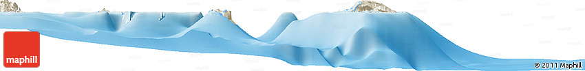 Shaded Relief Horizon Map of the Area around 17° 30' 31" S, 179° 16' 30" E