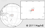 Blank Location Map of the area around 17° 30' 31" S, 179° 16' 30" E