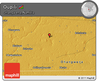 Physical 3D Map of Oupili