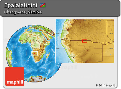 Physical Location Map of Epalalalinini