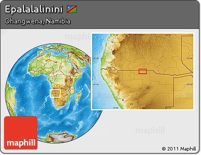 Physical Location Map of Epalalalinini