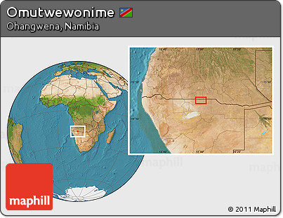 Satellite Location Map of Omutwewonime