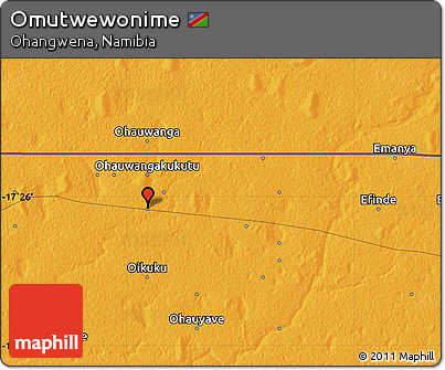 Political Map of Omutwewonime