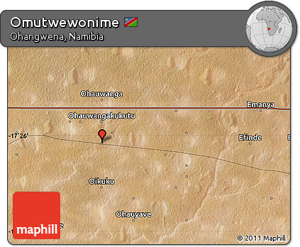 Satellite Map of Omutwewonime
