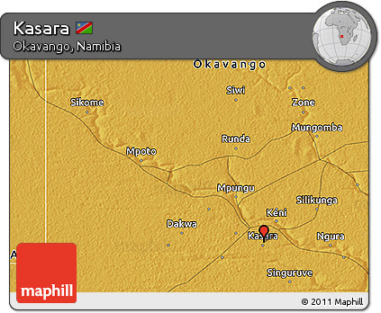 Physical 3D Map of Kasara