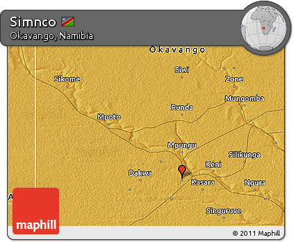 Physical 3D Map of Simnco
