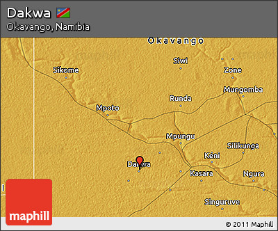 Physical 3D Map of Dakwa