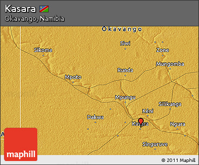 Physical 3D Map of Kasara