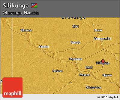 Physical 3D Map of Silikunga