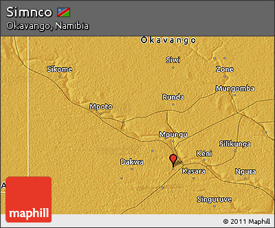 Physical 3D Map of Simnco