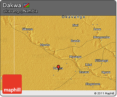 Physical 3D Map of Dakwa