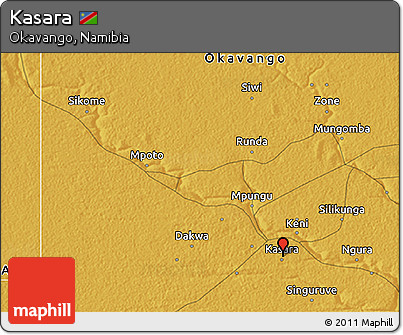 Physical 3D Map of Kasara