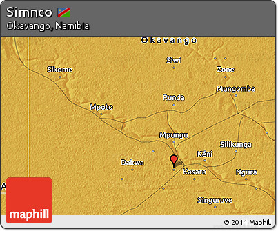 Physical 3D Map of Simnco