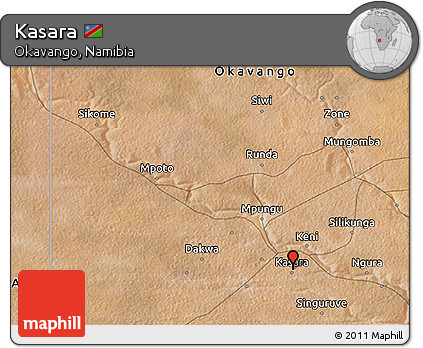 Satellite 3D Map of Kasara
