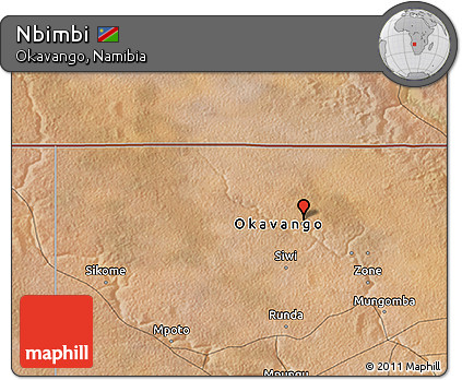 Satellite 3D Map of Nbimbi