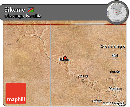 Satellite 3D Map of Sikome