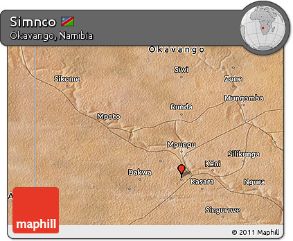 Satellite 3D Map of Simnco
