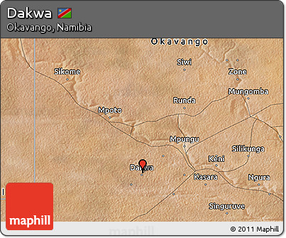 Satellite 3D Map of Dakwa