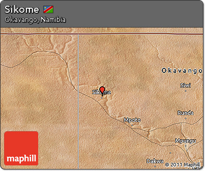 Satellite 3D Map of Sikome