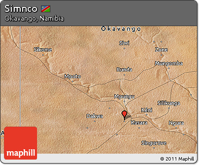 Satellite 3D Map of Simnco