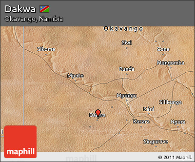 Satellite 3D Map of Dakwa