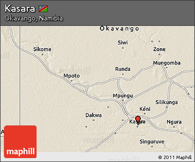 Shaded Relief 3D Map of Kasara