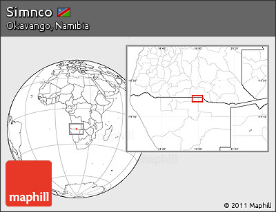Blank Location Map of Simnco