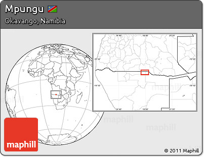 Blank Location Map of Mpungu