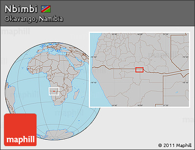 Gray Location Map of Nbimbi