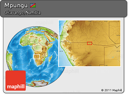 Physical Location Map of Mpungu