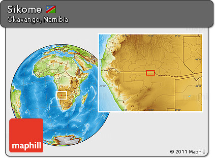Physical Location Map of Sikome