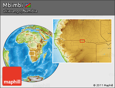 Physical Location Map of Mbimbi