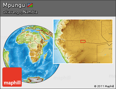 Physical Location Map of Mpungu