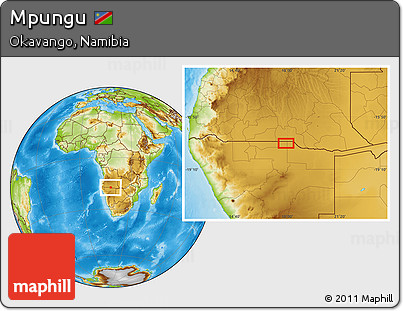Physical Location Map of Mpungu