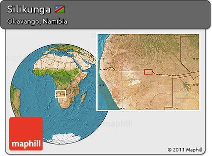 Satellite Location Map of Silikunga