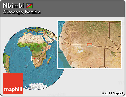 Satellite Location Map of Nbimbi