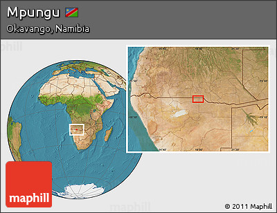 Satellite Location Map of Mpungu