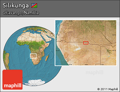 Satellite Location Map of Silikunga