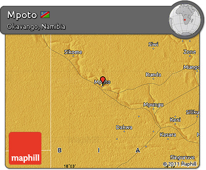 Physical Map of Mpoto