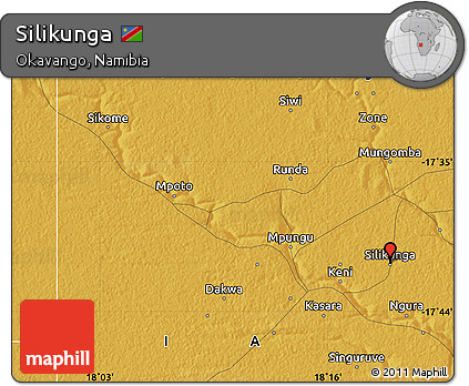 Physical Map of Silikunga